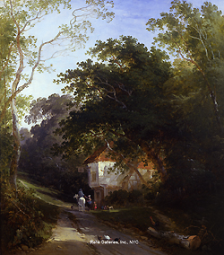 A Lane at Knockholt, Kent - Henry John Boddington