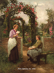 Conversation in the Garden - King, Henry John Yeend