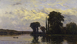 La Seine a Rangiport - Delpy Hippolyte Camille