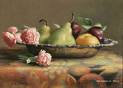 Plums, Pears and Carnations