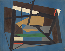 Blue Construction, 1939 - Bolotowsky, Ilya