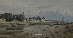 A Seaport in Pays de la Loire - Corot Jean Baptiste Camille