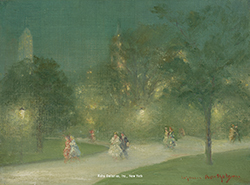 An Evening Walk, Central Park - Berthelsen, Johann