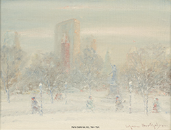 Beginning of the Mall, Central Park, N.Y. - Johann Berthelsen