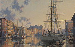 Milwaukee: A View of the Inner Harbor in 1880 - Stobart, John