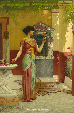 The Bouquet - John W. Godward