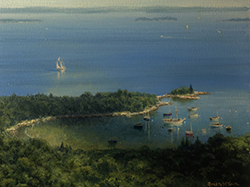 Plein Air, View of Camden Harbor - McGurl, Joseph