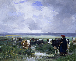 Tending the Herd - Dupré Julien
