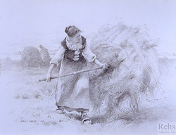 Peasants in the Field - Dupré Julien