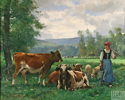 Tending the Herd - Dupré, Julien