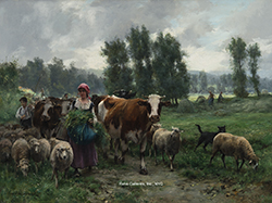 Returning from the Pasture - Dupré Julien