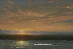 Sunset Over Palisades, Dobbs Ferry, N.Y. - Ken Salaz