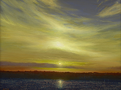 Sunset from Ocean Cliff - Newport, RI - Ken Salaz