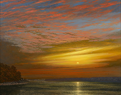 Swan Song Sunset - Sunset Over the Palisades - Salaz Ken