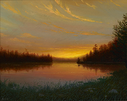Sunset Over Hidden Lake - Ken Salaz
