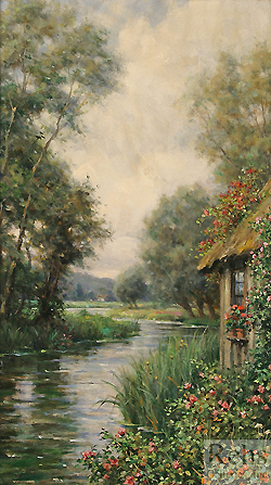 Cottage by the River, Launay - Knight Louis Aston