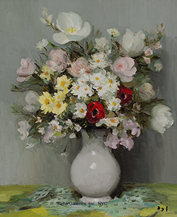 Flowers in a Vase - Marcel Dyf