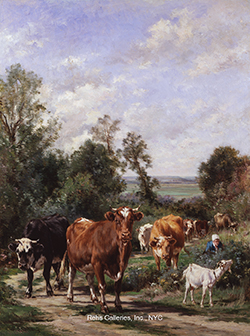 Cattle Heading Home - Dieterle, Marie