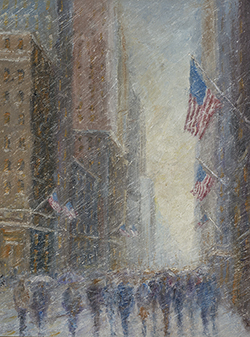 Winter on the Avenue (5th Avenue NYC) - Mark Daly