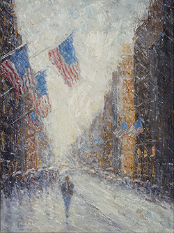Snowy Flags Impressions  - Daly Mark