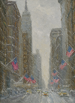 Fifth Avenue Winter Flags - Daly Mark