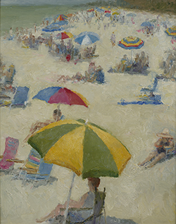 Yellow and Green Umbrella - Mark Daly
