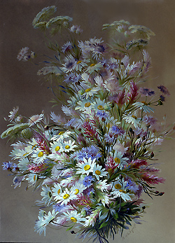 Bouquet of Wildflowers - Longpre, Raoul de