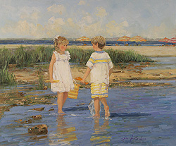 Reflections in the Tidal Pool - Swatland, Sally