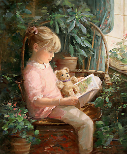 Reading with \'Oatmeal\' - Sally Swatland
