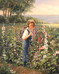 A June Garden - Swatland Sally