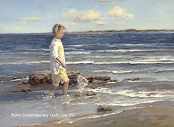 Sandpipers by the Shore, Rhode Island - Sally Swatland