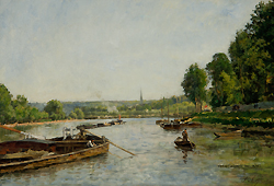 La Seine a Ivry - Stanislas Lépine