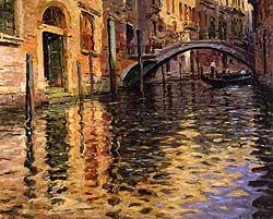 Pont del Angelo, Venice - Louis Aston Knight