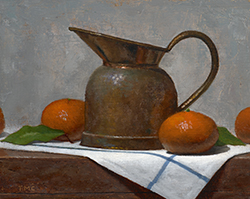 Brass Pot with Mandarins - Todd M. Casey
