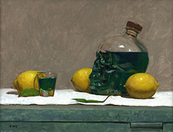 Green Skull with Lemons - Casey Todd M.