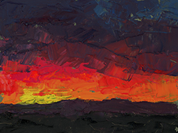 Fiery Fall Sunset - Todd M. Casey