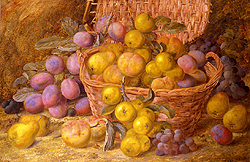 Still Life of Fruit in a Basket