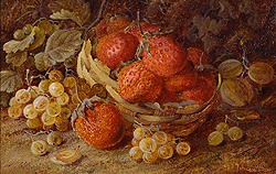 Strawberry Basket with Whitecurrant - Clare Vincent