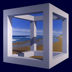 Open Ended Cube VI (for Sol Lewitt) - Friedman Warner