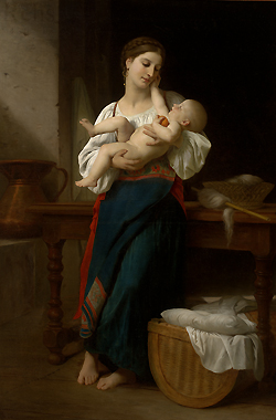 Premières Caresses - William A. Bouguereau
