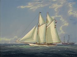 Yacht Peerless, New York Yacht Squadron Race, New York, 1892 - William Davis