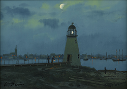 Palmer Island Light, New Bedford, MA. c. 1870, 2020 - Davis William