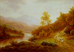 Valley of the Lledr, North Wales - Mellor, William