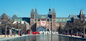 The Rijksmuseum in Amsterdam