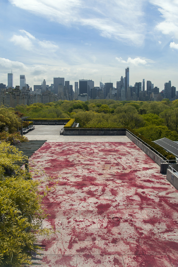 Rooftop art installation at the Met in 2013