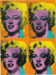 "Four Marilyns" (1962) by Andy Warhol