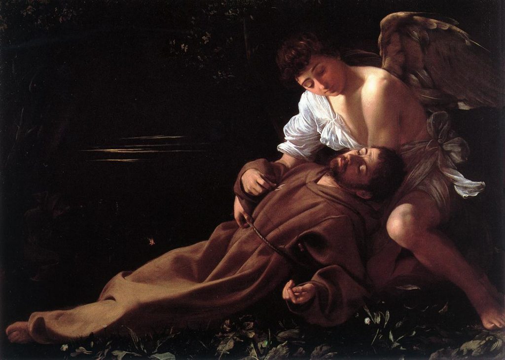 “Saint Francis of Assisi in Ecstasy” by Caravaggio
