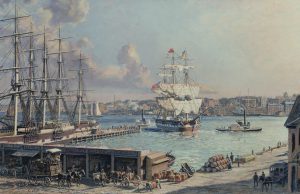 john_stobart_js1019_east_river_new_york_black_ball_packets