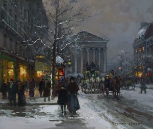 edouard_leon_cortes_e1149_rue_royale_madeleine_in_winter_wm