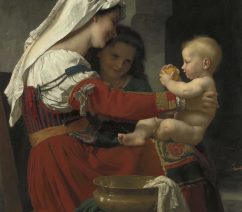 william_adolphe_bouguereau_admiration_maternelle_-_le_bain